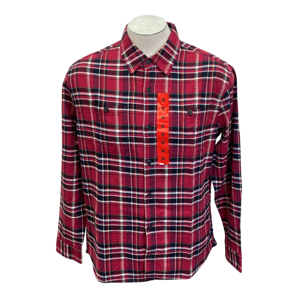 Jachs Men's Regular Fit Flannel Shirt - Red