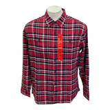 Jachs Men's Regular Fit Flannel Shirt - Red