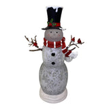 Holiday 20" Snowman Lantern with LED Lights