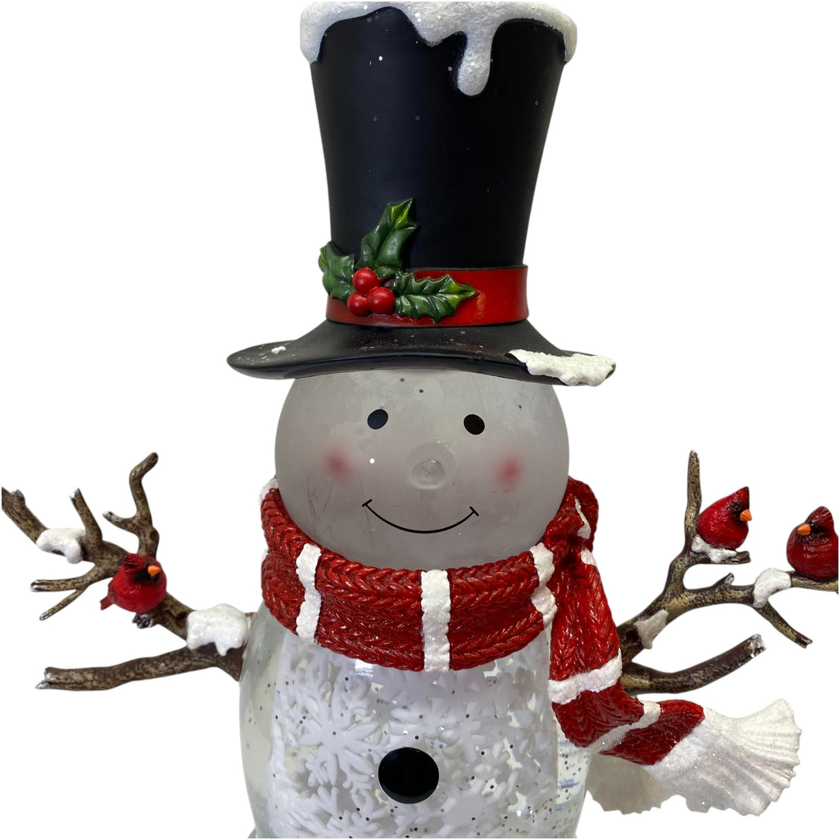 Holiday 20" Snowman Lantern with LED Lights