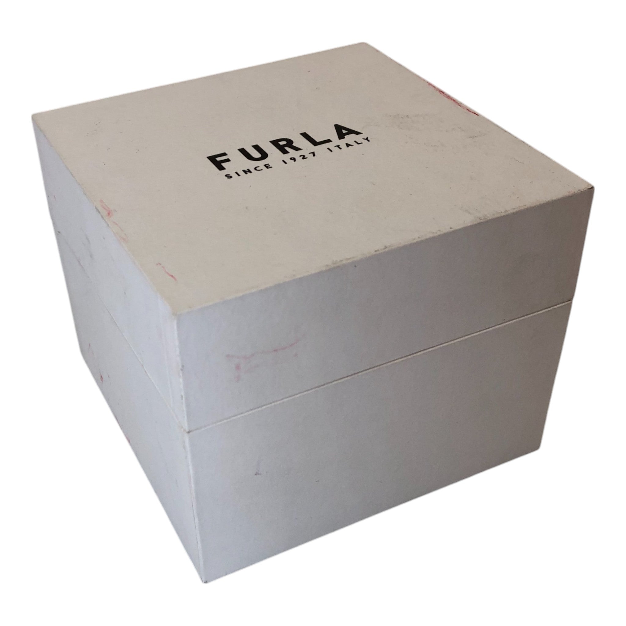 Furla Ladies' Logo Links Watch with Red Leather Strap