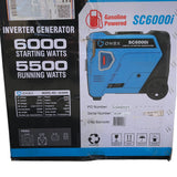 ONEX 5.5KW Inverter Generator SC6000i - Dark Blue - CLICK AND COLLECT ONLY