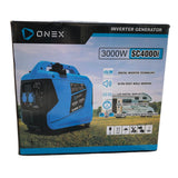 ONEX 3500W Inverter Generator SC4000i - Cyan - CLICK AND COLLECT ONLY