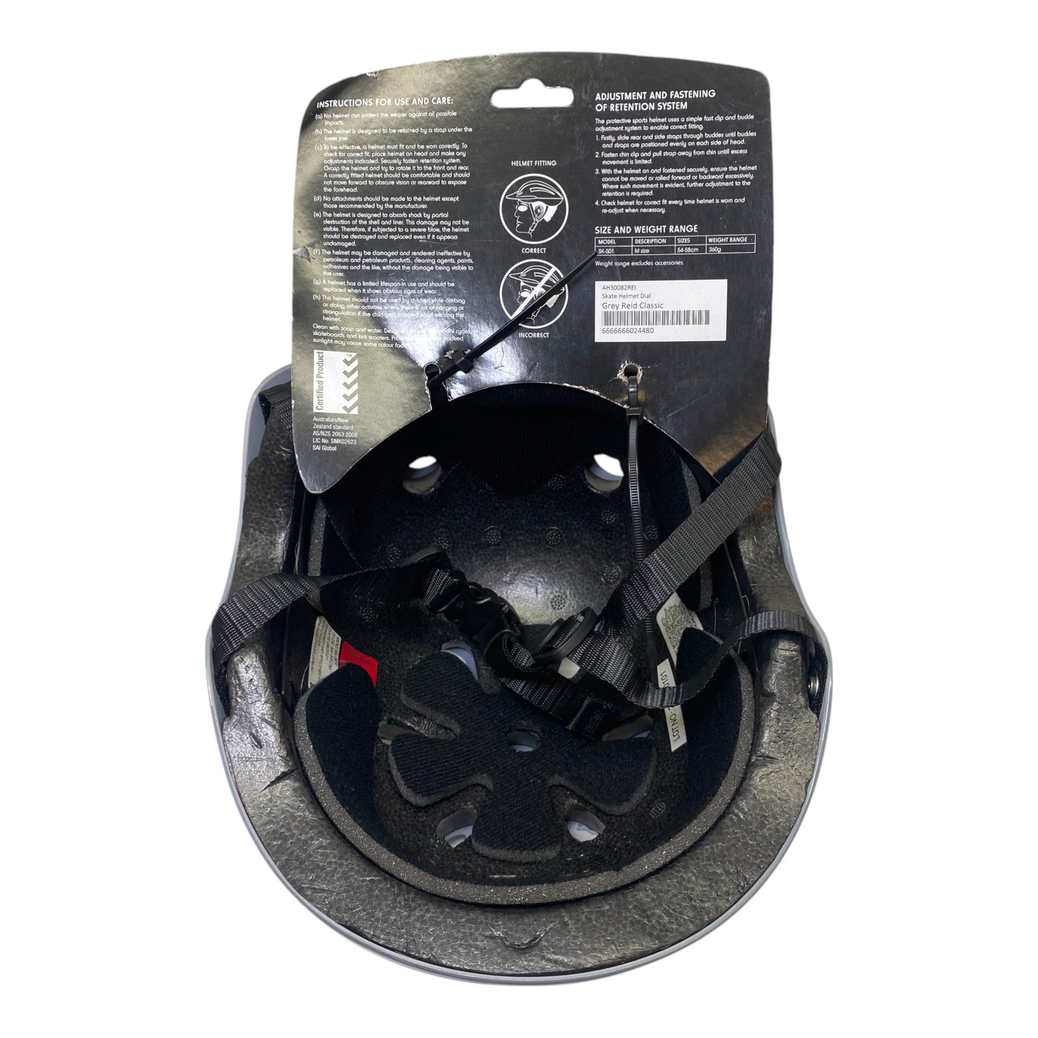 Reid Classic Skate Bike Helmet Dial Fit Adjustment Doesn't Work