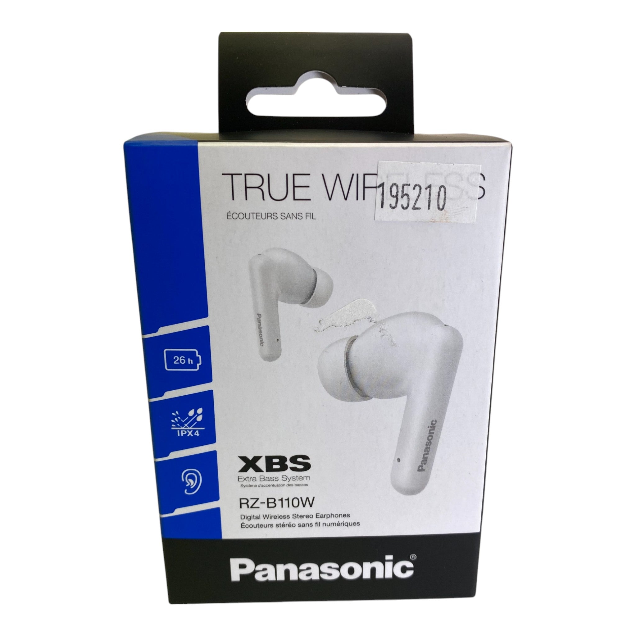 Panasonic RZ-B110W Water Resistant True Wireless Earbuds