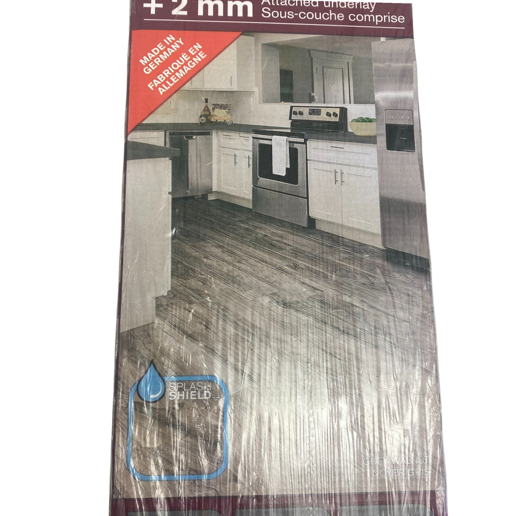 Golden Select 6x Water Resistant Laminate Flooring Panels - Grey Walnut