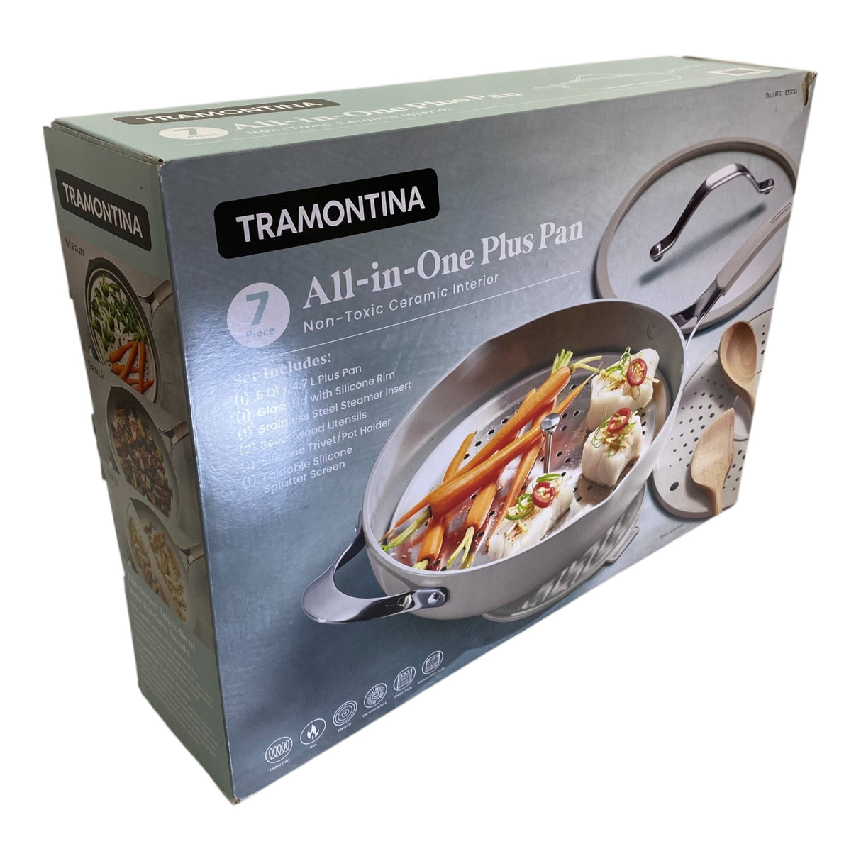Tramontina 4.7 Litre All In One Plus Pan Set 7 Piece