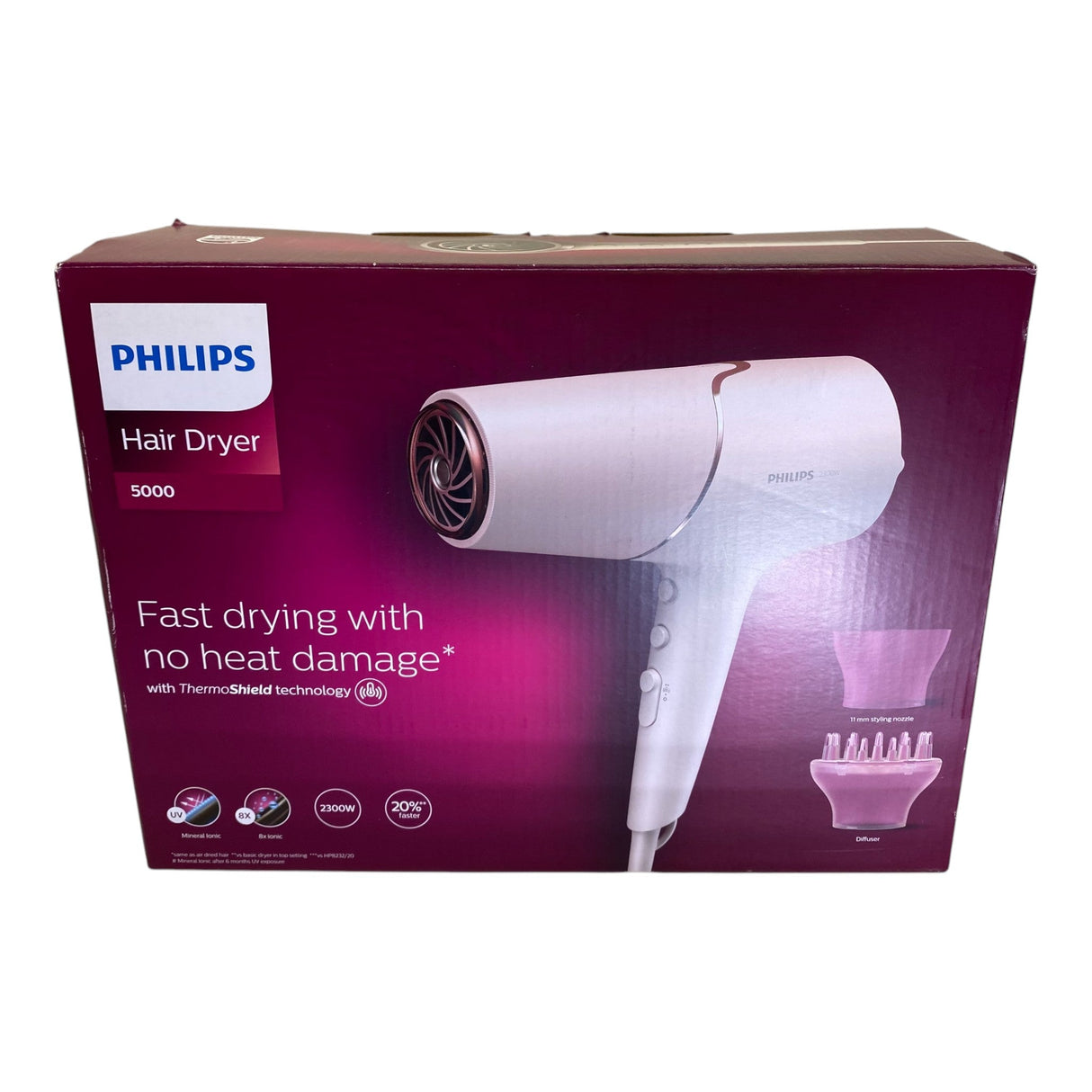 Philips Hair Dryer 5000 ThermoShield Sensor