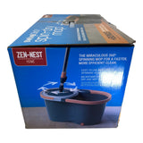 Zen-Nest Home Swivel 360 Spin-Dry Mop With Bonus Mop Head Refill