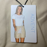 Advent Women's Tailored Pleat Shorts SIZE - Large