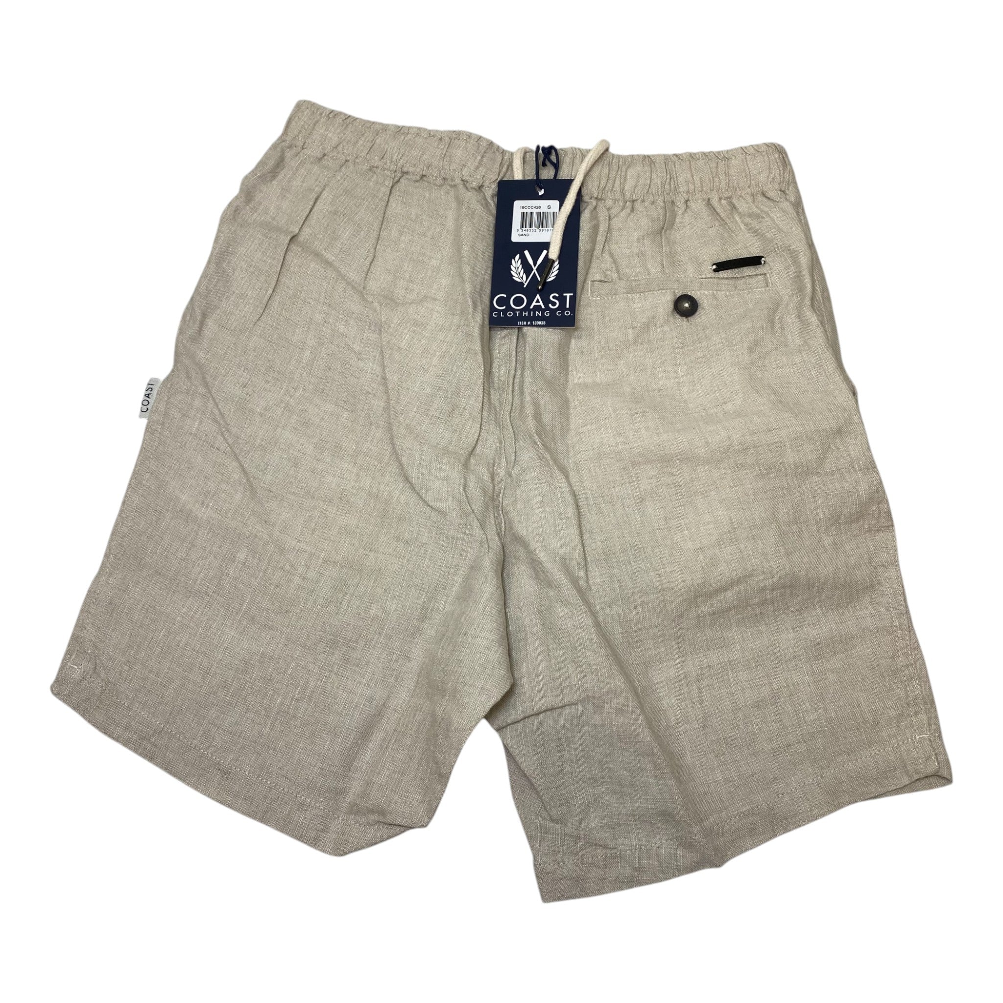 Coast Men's Genuine Linen Shorts SIZE - Small