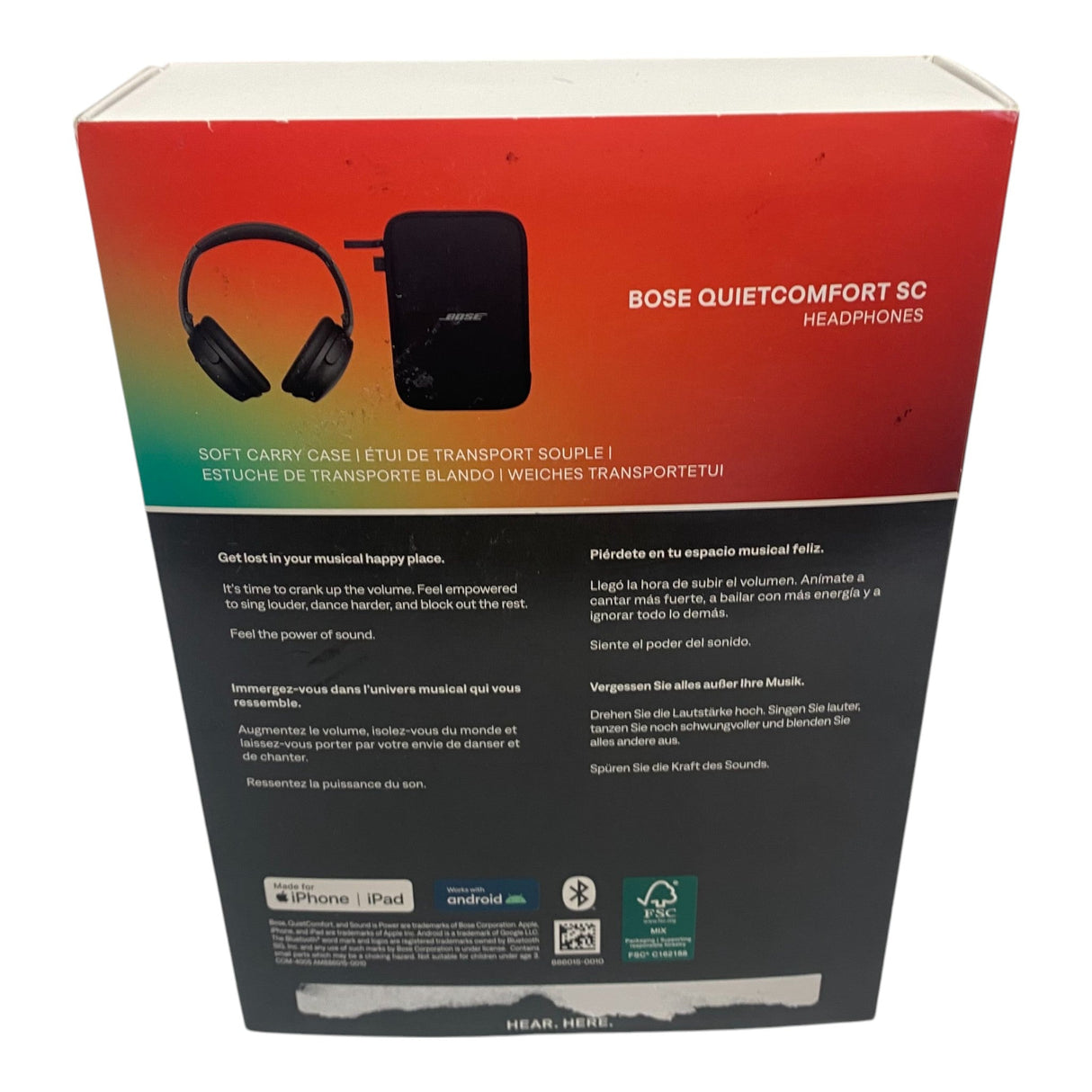 Bose QuietComfort Wireless SC Noise Cancelling Headphones