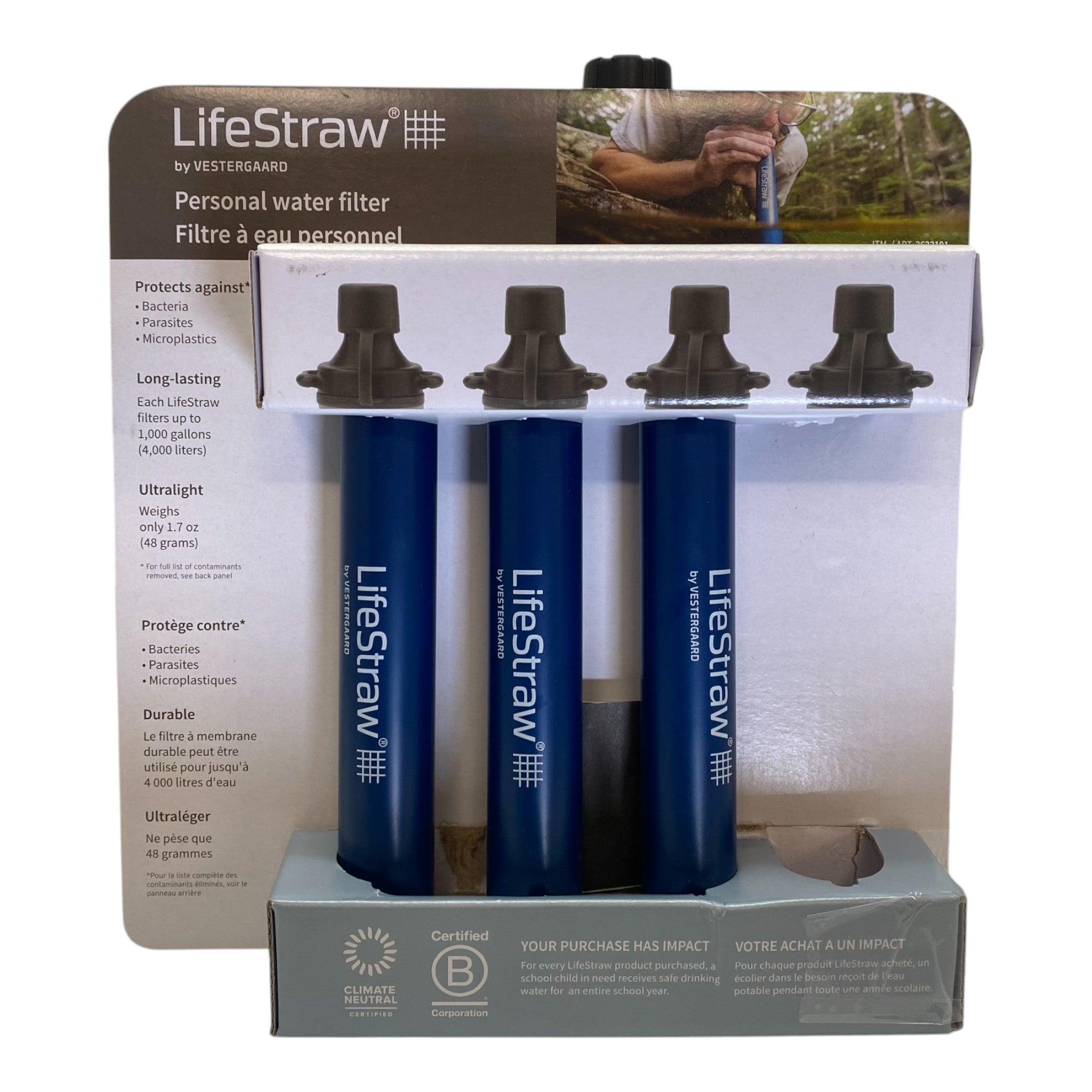 LifeStraw Personal Water Filter 3 Pack