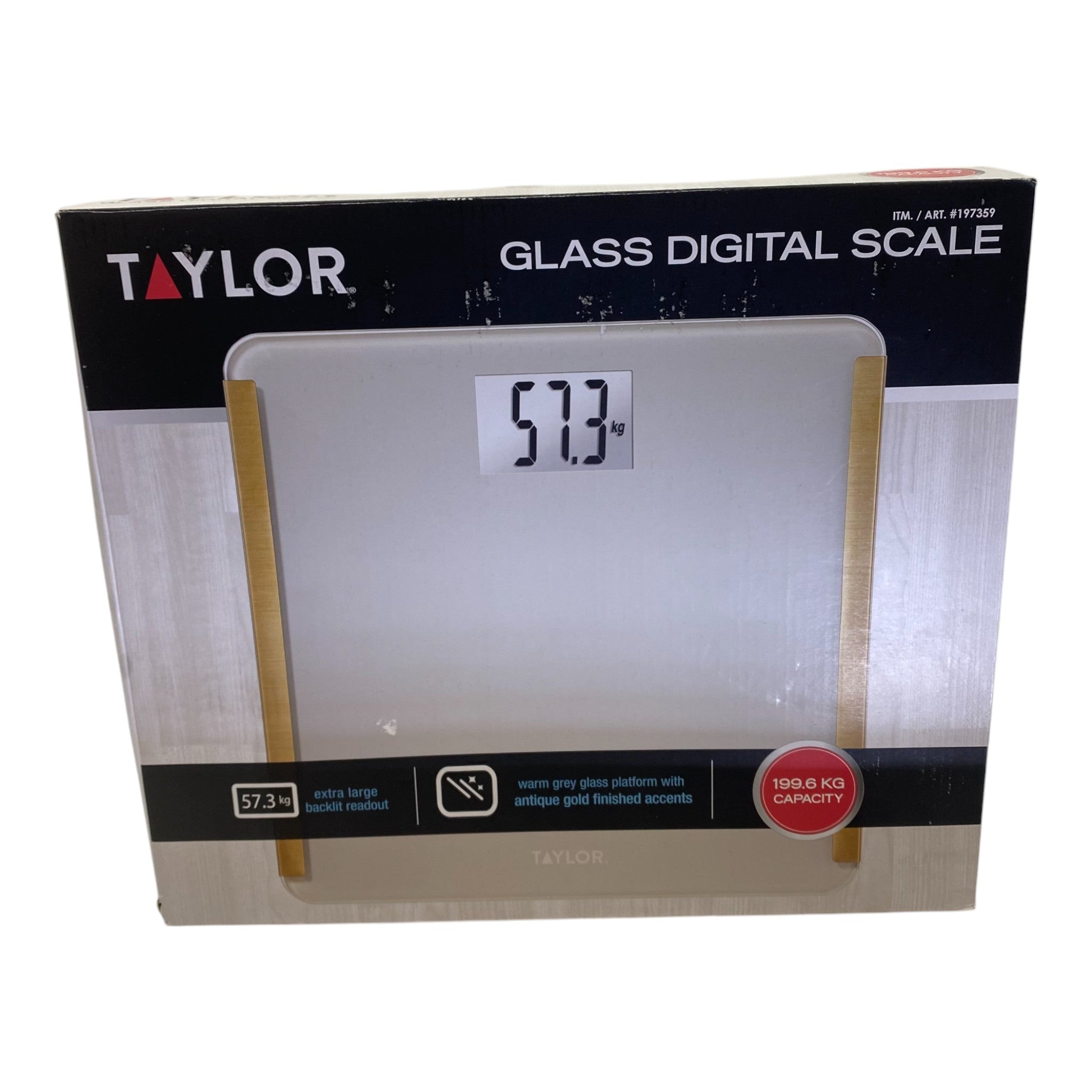 Taylor Glass Digital Bath Scale