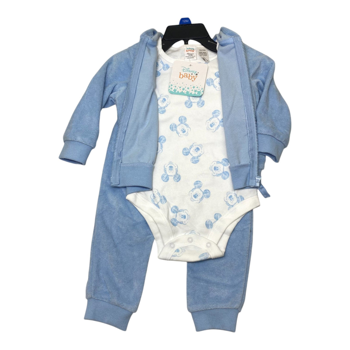 Disney Baby Mickey Mouse 3 Piece Clothing Set - Size 12M