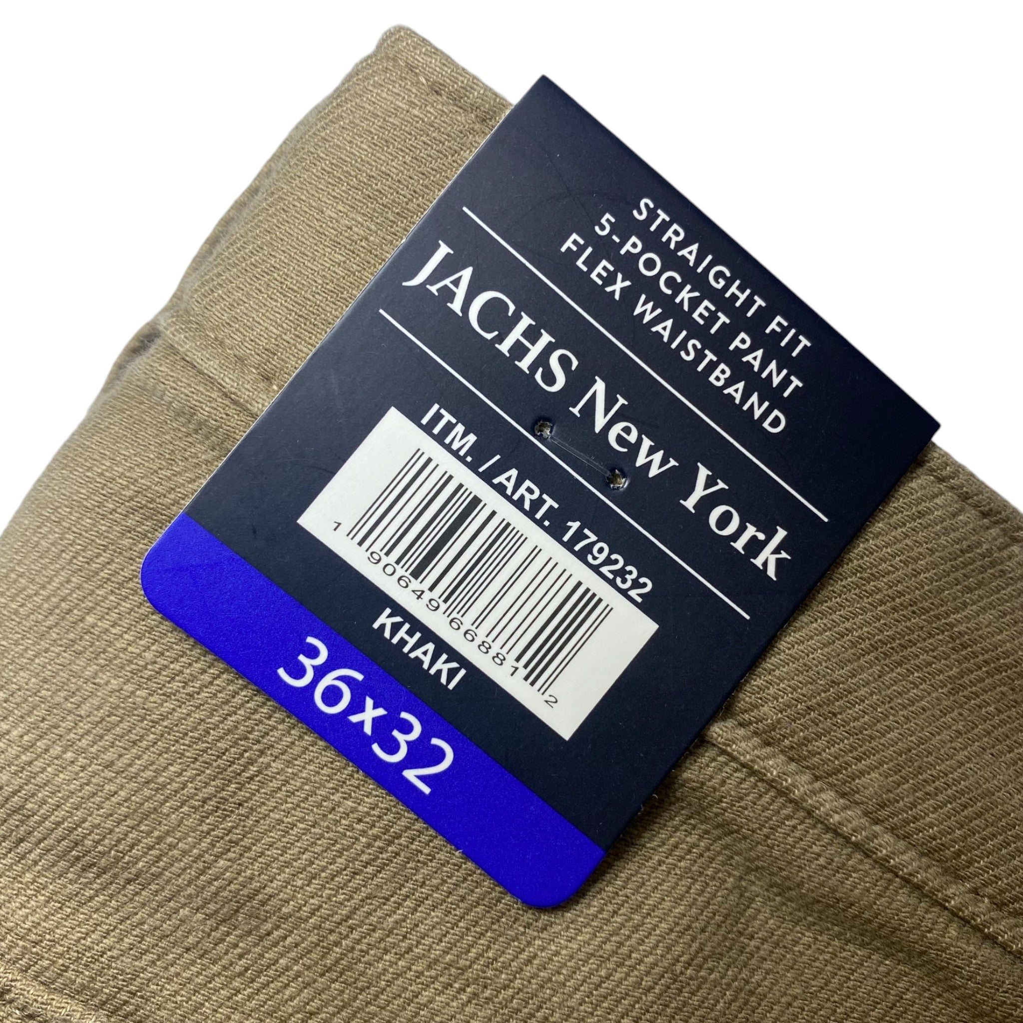 Jachs Men's Straight Fit 5 Pocket Pants SIZE - 36