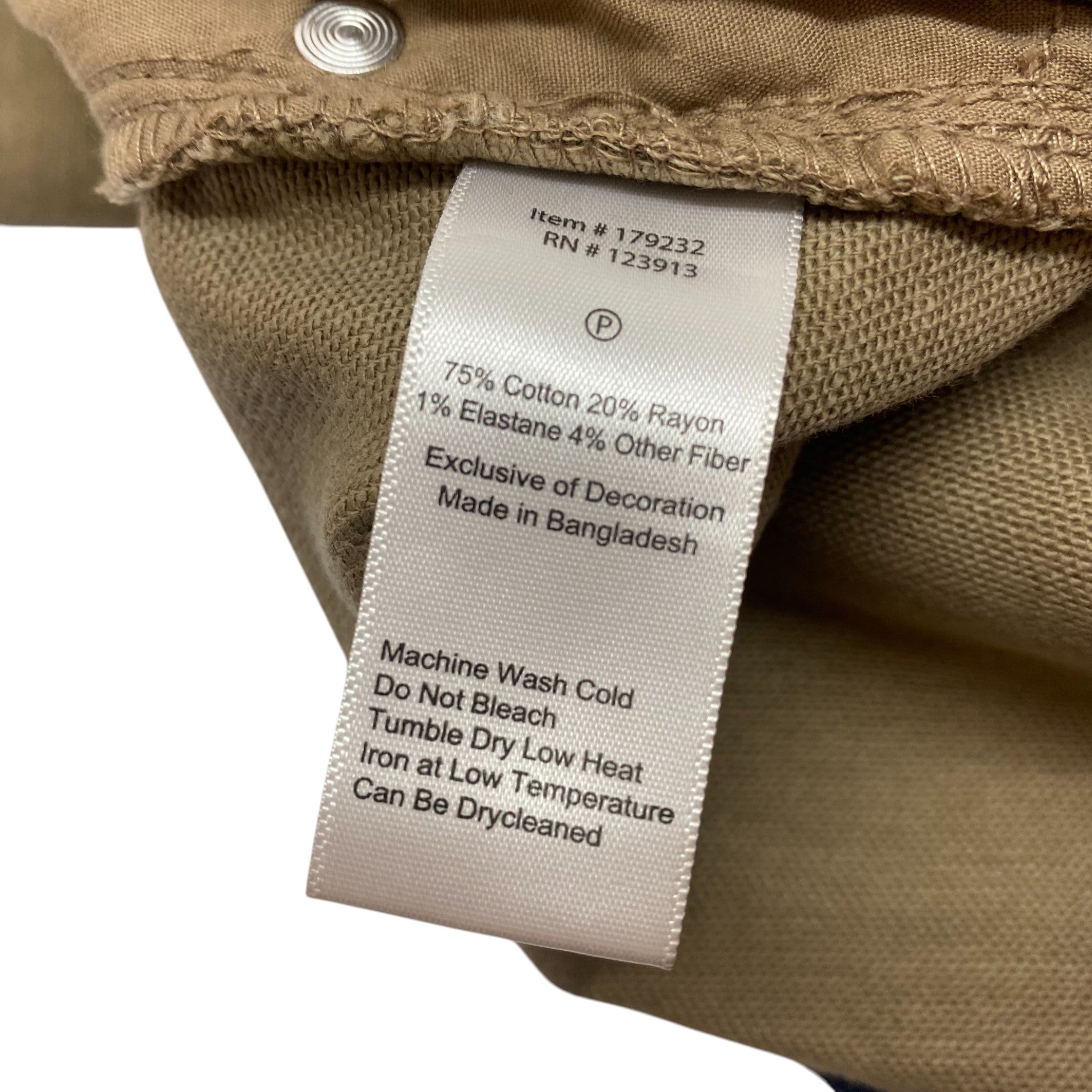 Jachs Men's Straight Fit 5 Pocket Pants SIZE - 36