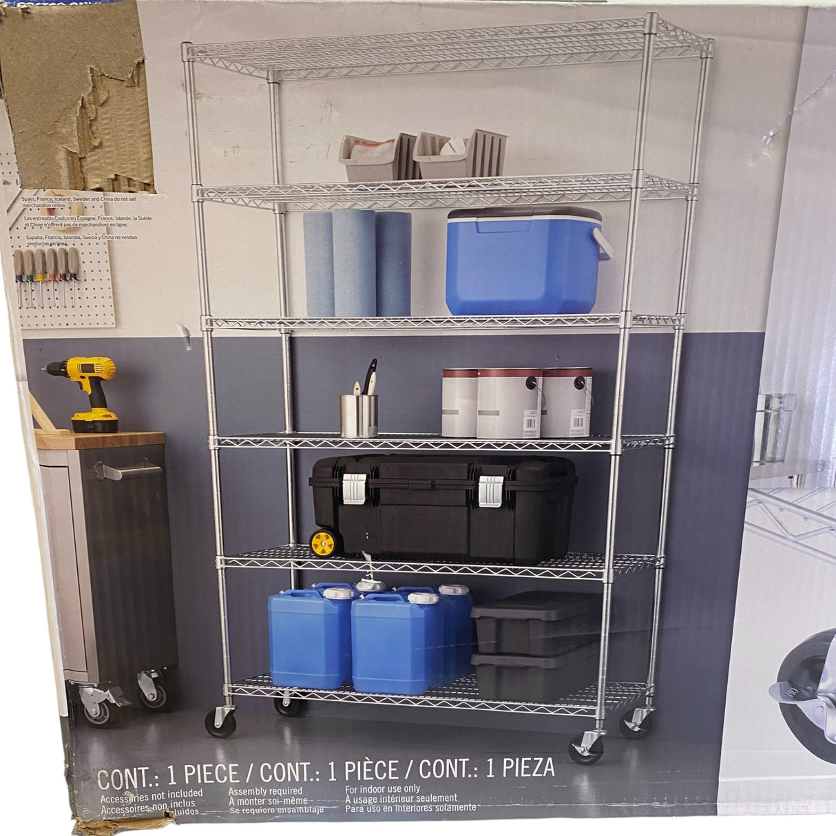Trinity 6 Tier Steel Wire Shelf