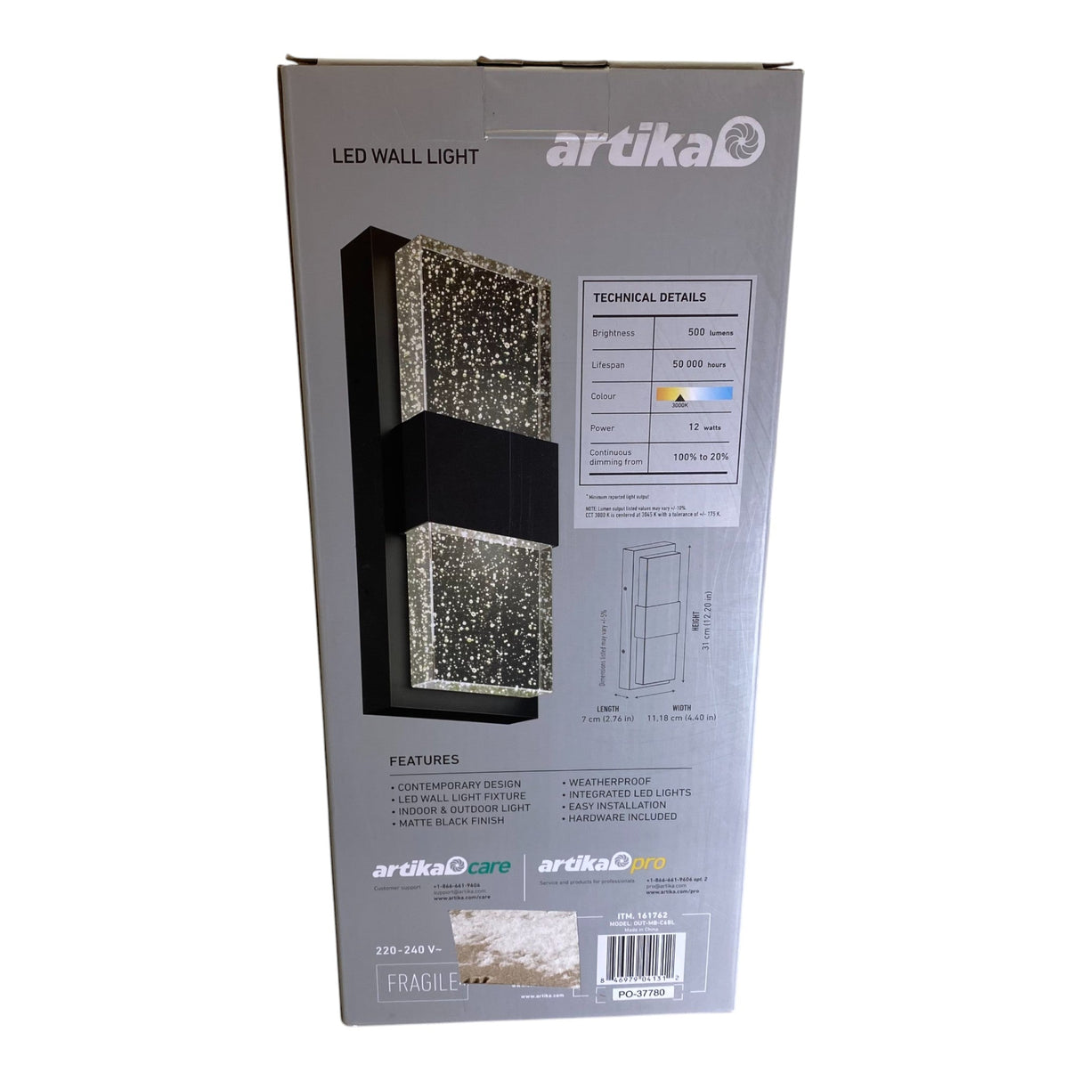 Artika Mazza Bubble Integrated LED Outdoor Light