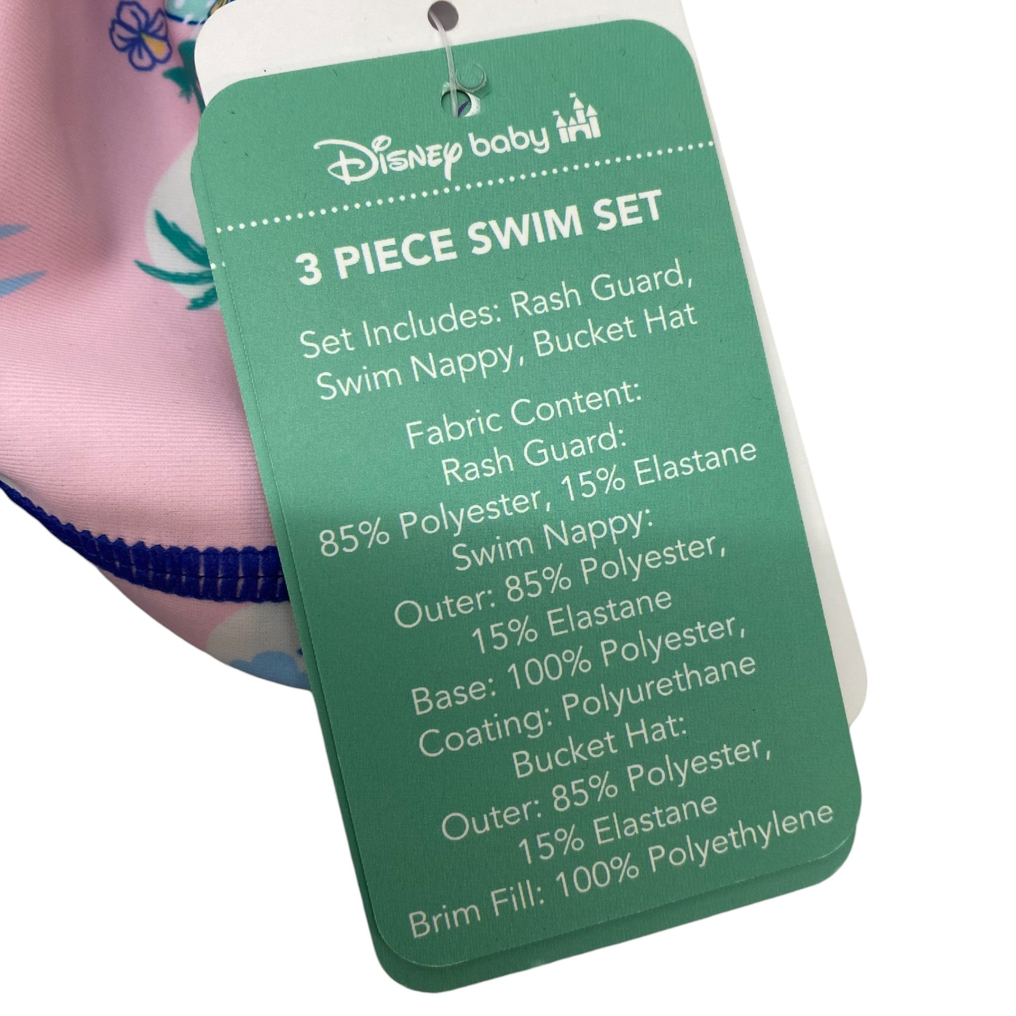 Disney Baby Minnie And Daisy 3 Piece Swim Set - Size 3-6M