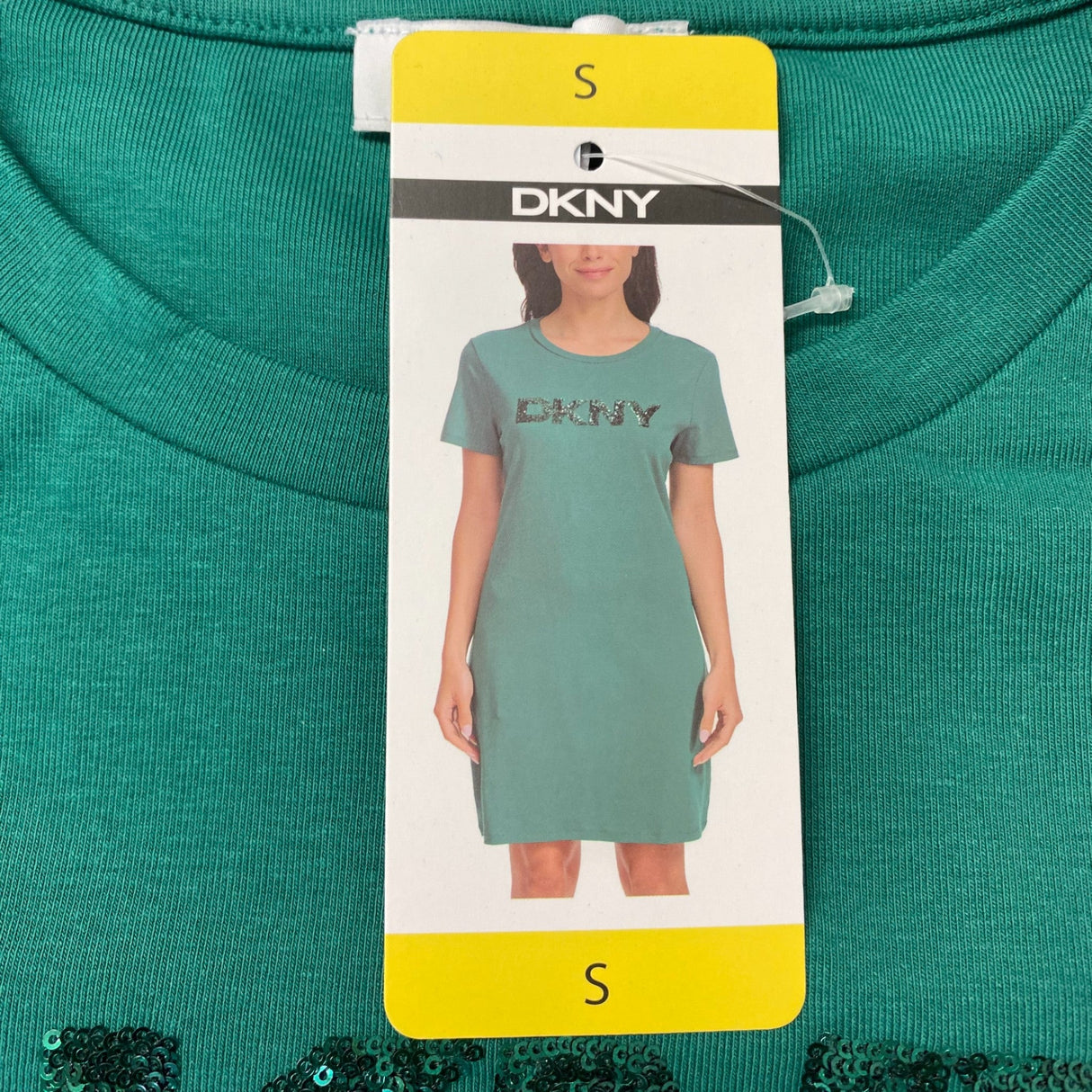 DKNY Women's Sequin Dress T-Shirt SIZE - Small