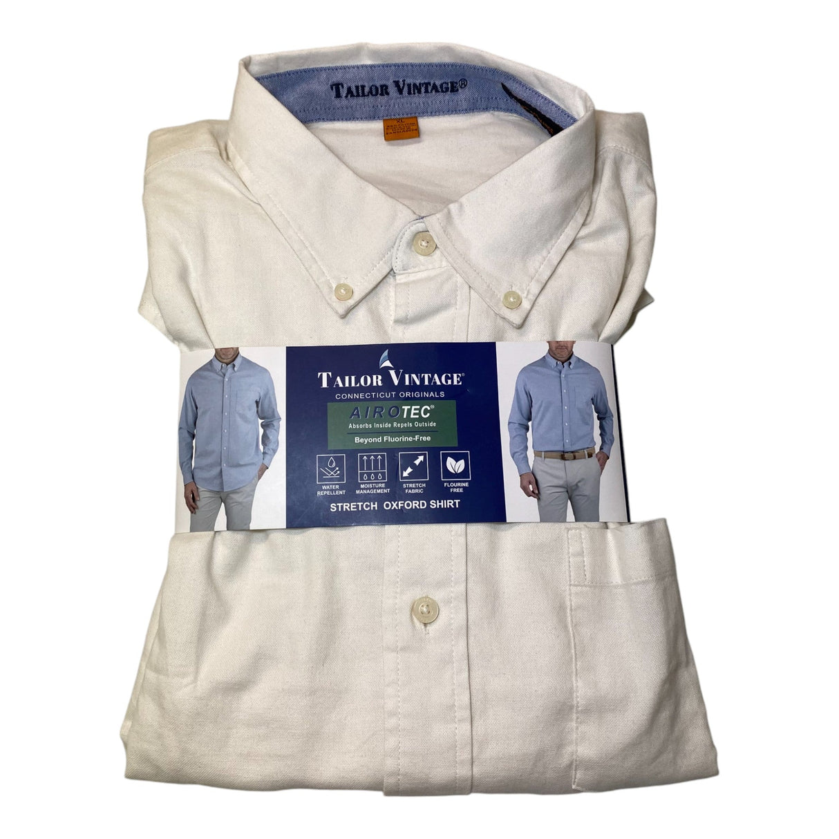 Tailor Vintage Men's Stretch Oxford Shirt