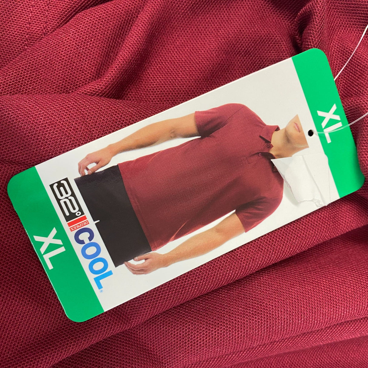 32 Degrees Men's Standard Fit Polo Shirt SIZE - Extra Large