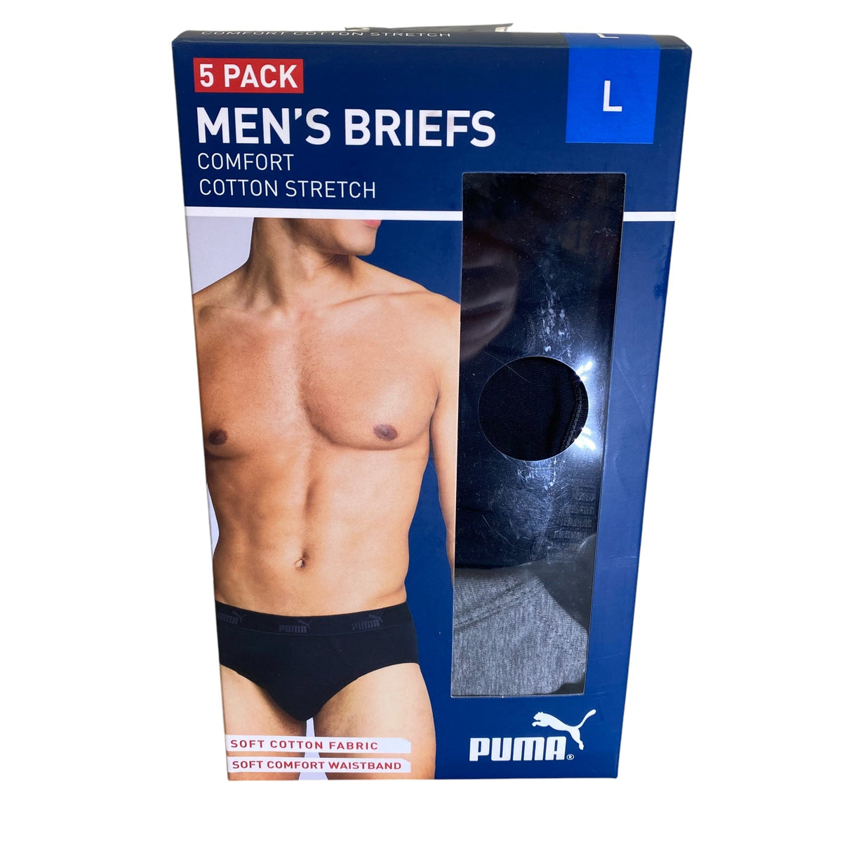 Puma 5x Men's Briefs SIZE - Large