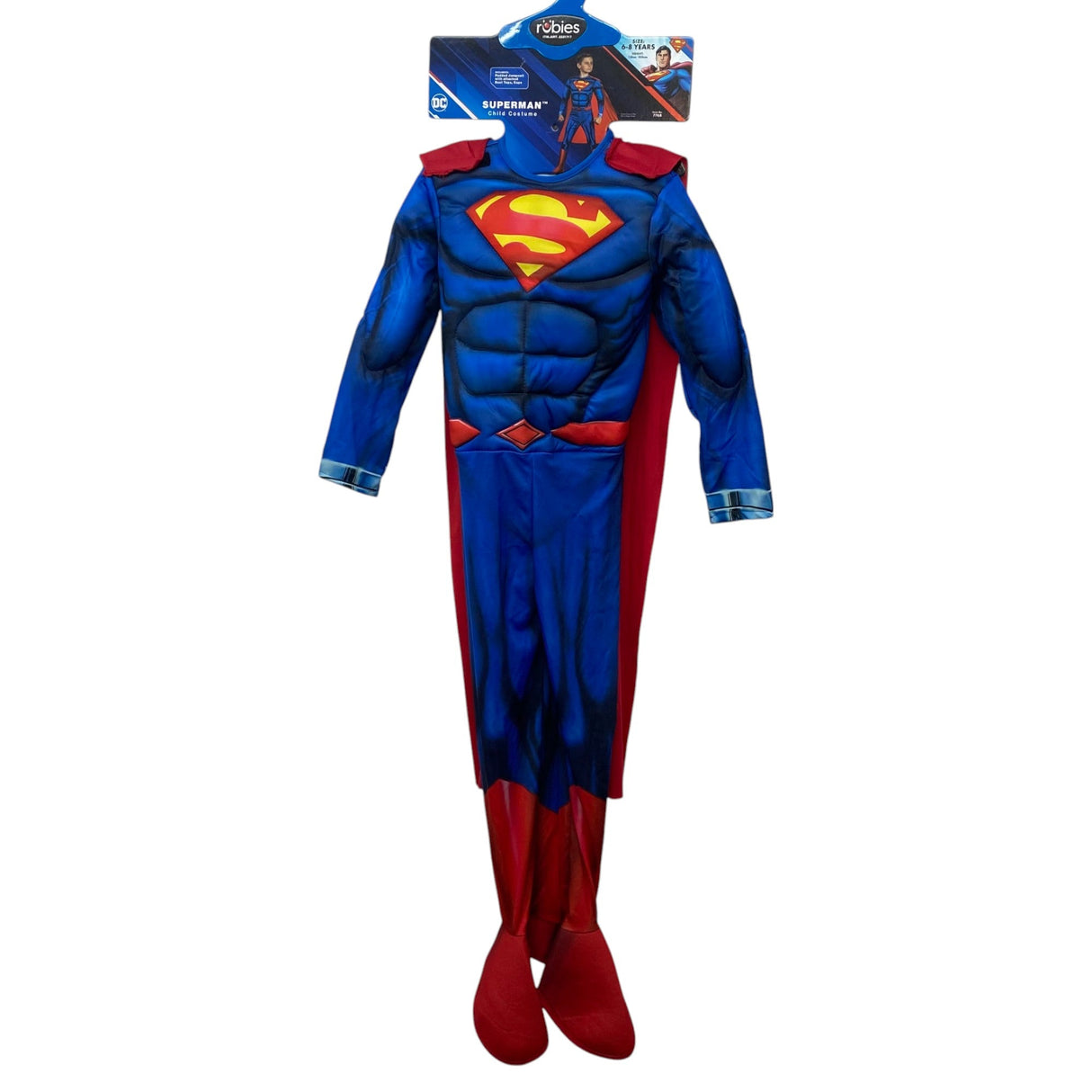 Rubies Warner Bros Superman Deluxe Kids Costume - 6-8 Years