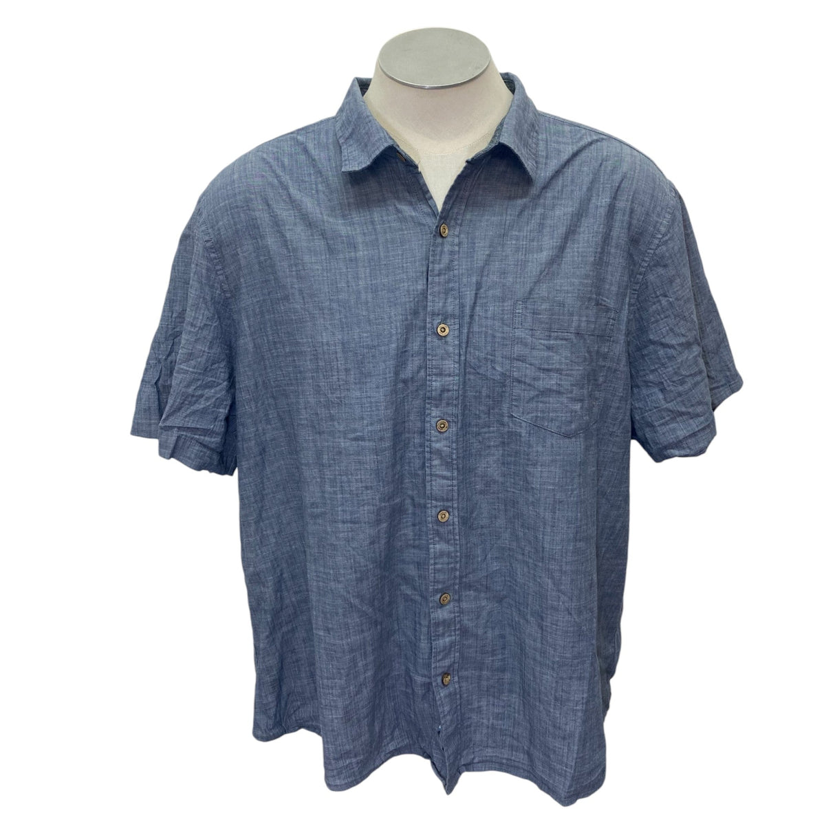 Tailor Vintage Men's Luxe Performance Button Up Shirt - Insignia Blue
