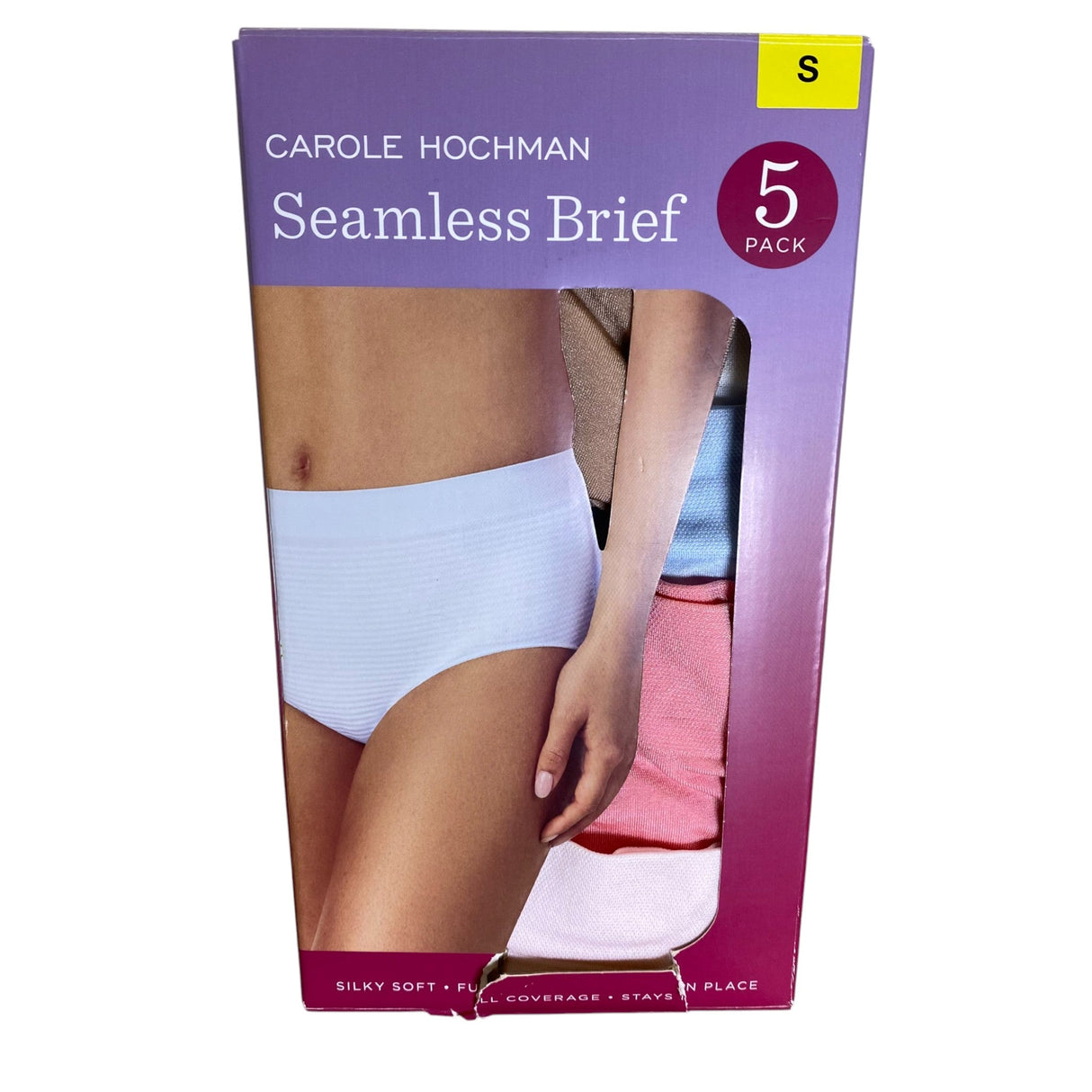 Carole Hochman 5x Ladies' Seamless Briefs SIZE - Small