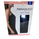 Parasuco 2x Ladies Camisole With Adjustable Straps - Black