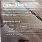 Aqua Stone 6x 6.5mm Stone Polymer Composite Flooring - Grey Mist Oak - Minor Damage