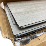 Aqua Stone 6x 6.5mm Stone Polymer Composite Flooring - Grey Mist Oak - Minor Damage