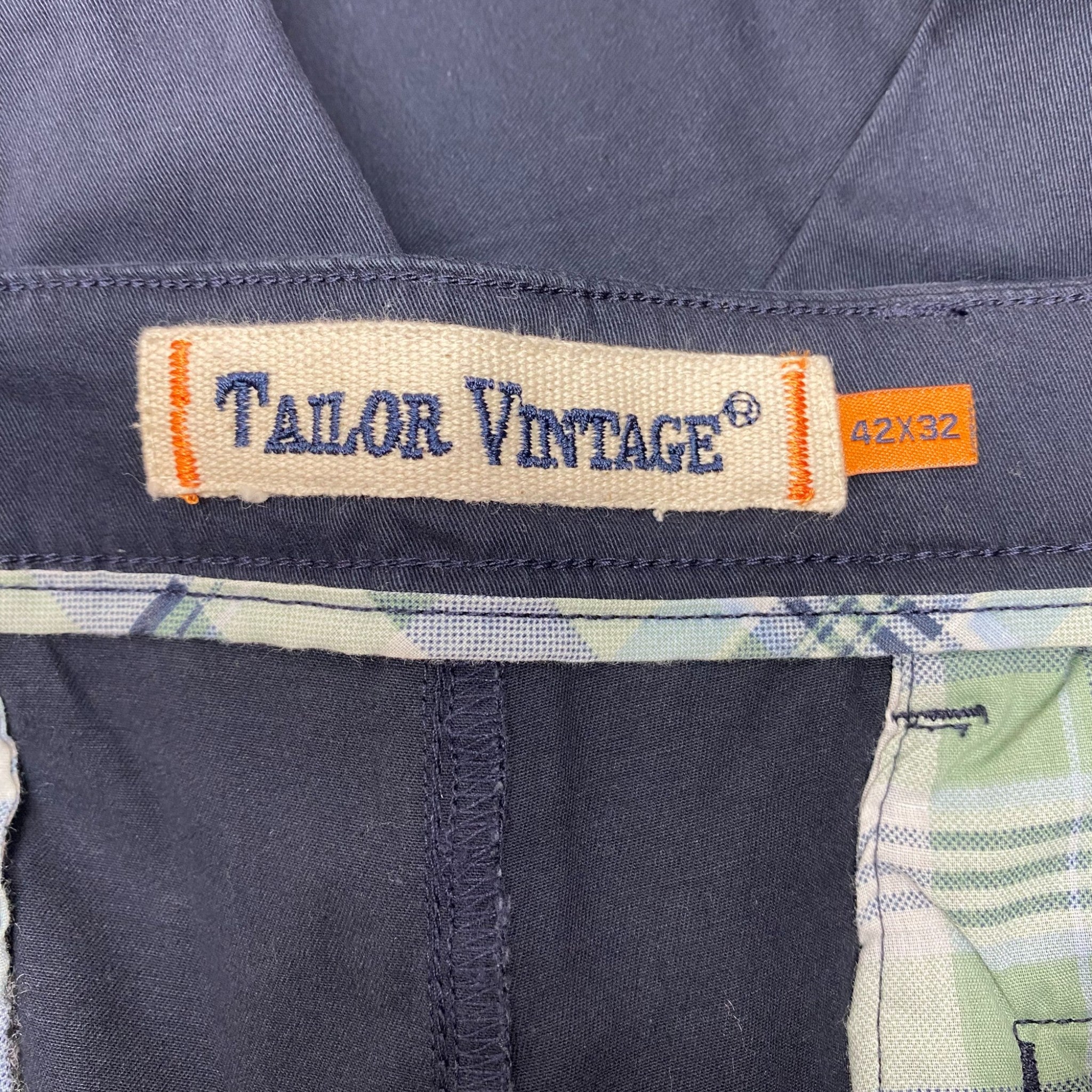 Tailor Vintage Men's Greenwich Slim Fit Pants SIZE - 42