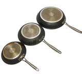 Tramontina 3-Pack Hard Anodized Aluminium Ceramic Nonstick Fry Pan Set - Minor Use