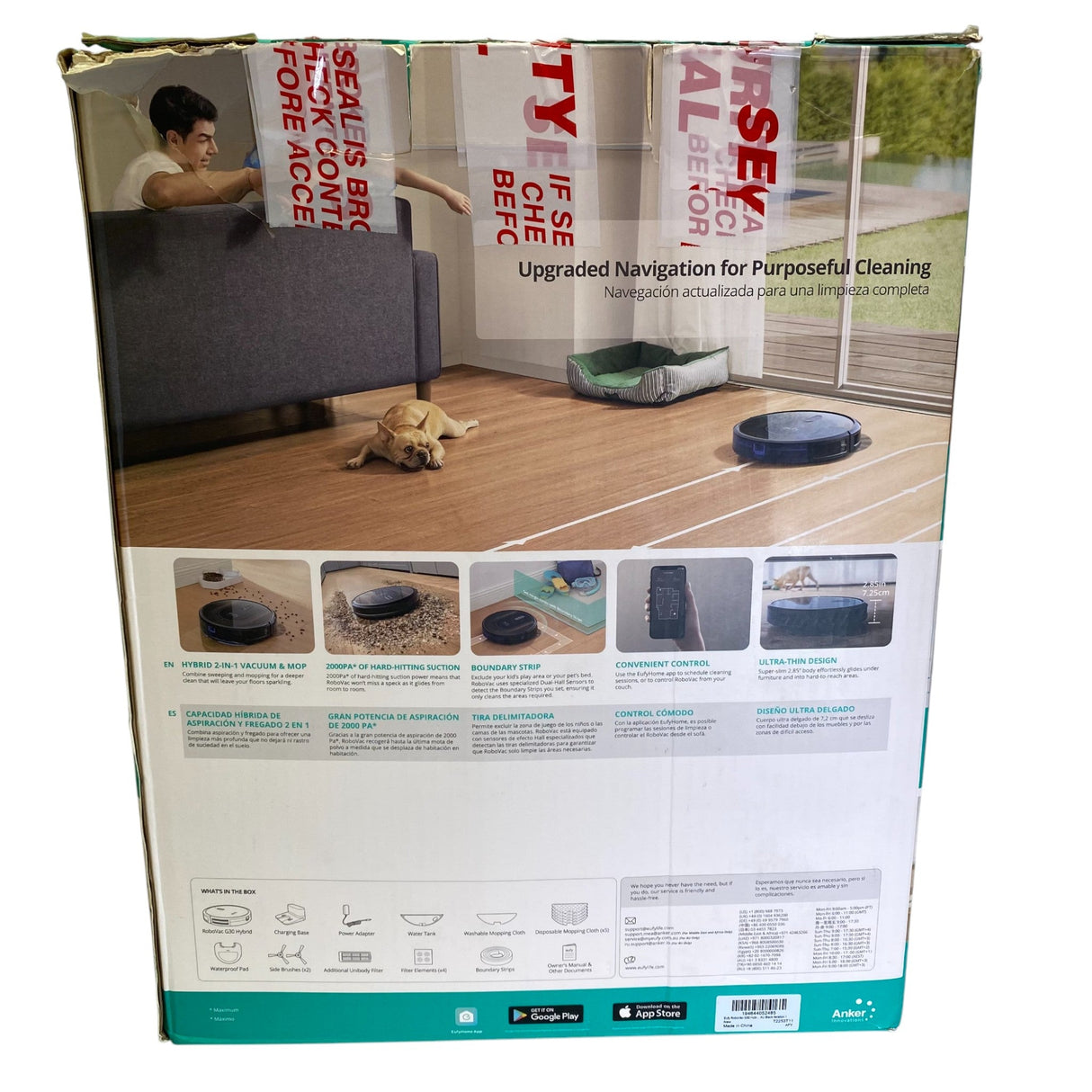 Eufy RoboVac G30 Hybrid 2-in-1 Vacuum and Mop