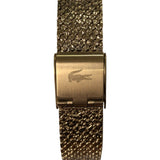 Lacoste Women's Suzanne Gold Mesh Bracelet Watch