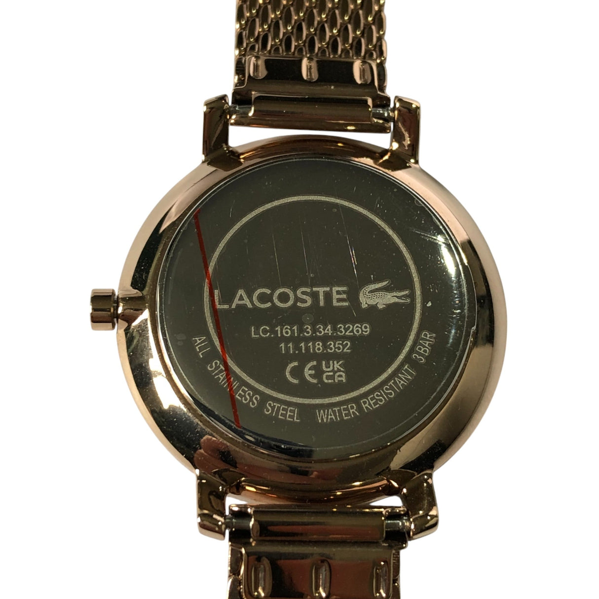 Lacoste Women's Suzanne Gold Mesh Bracelet Watch
