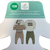 Disney Boys 3 Piece Clothing Set SIZE - 18months
