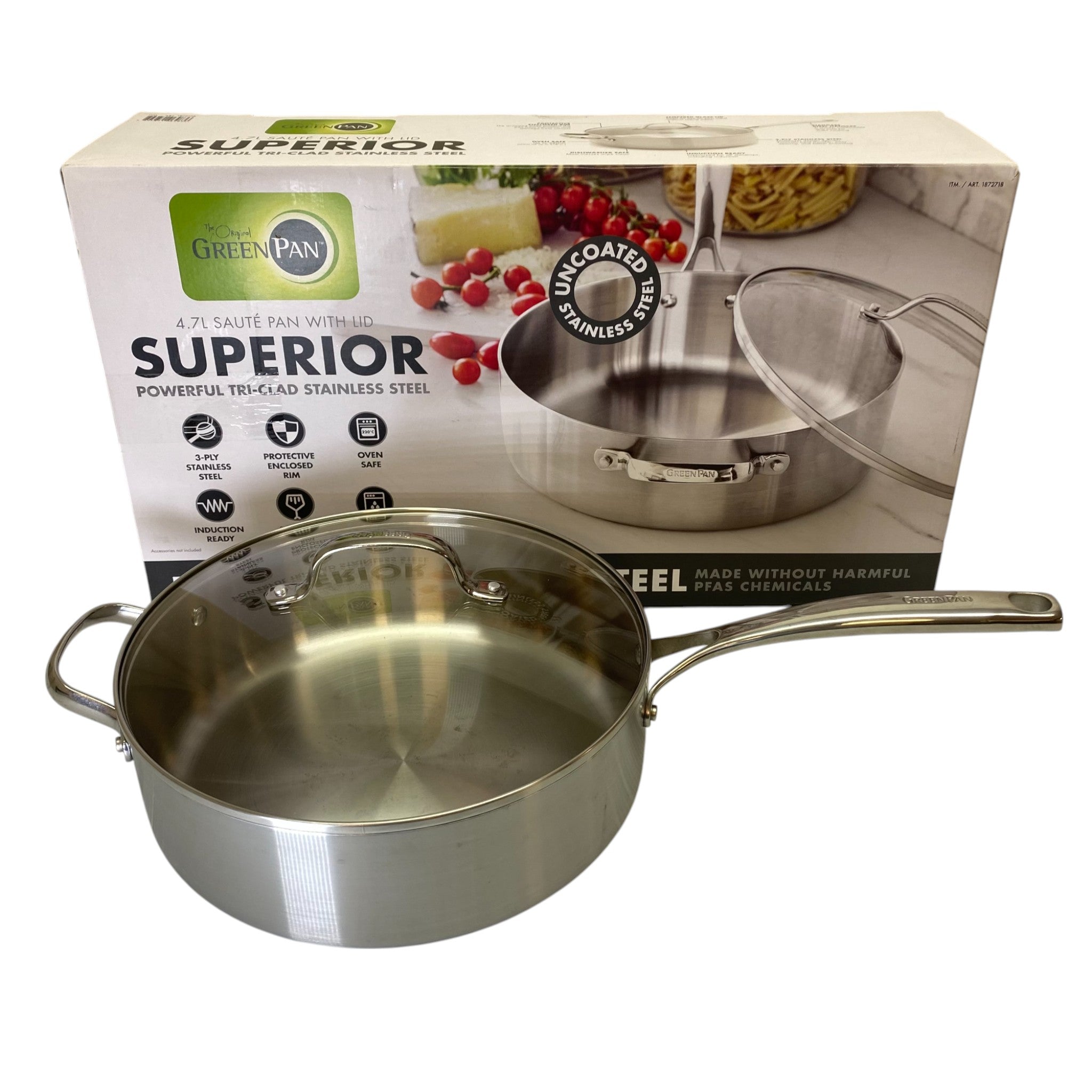 GreenPan Superior Deep Sauté 28cm 4.7L