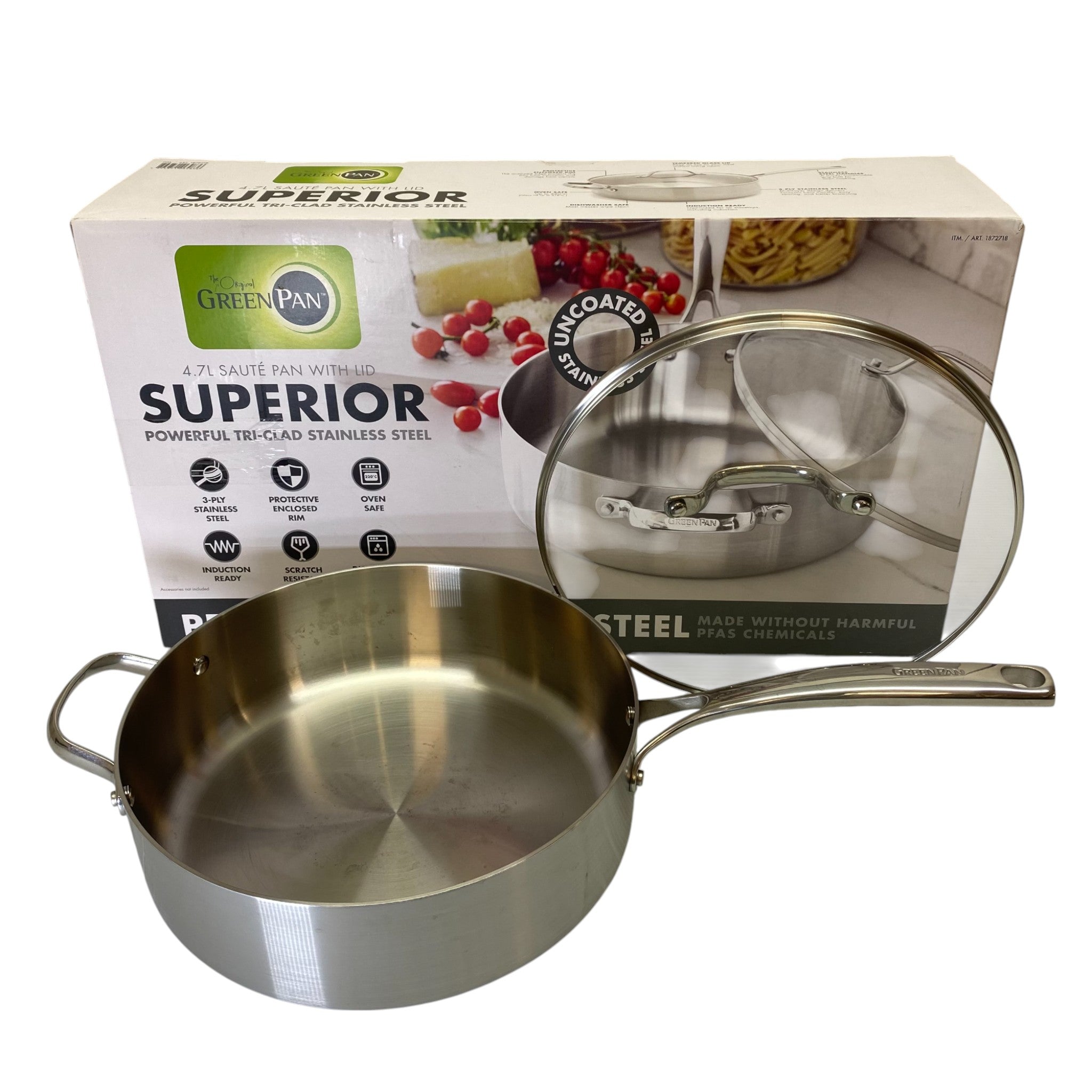 GreenPan Superior Deep Sauté 28cm 4.7L