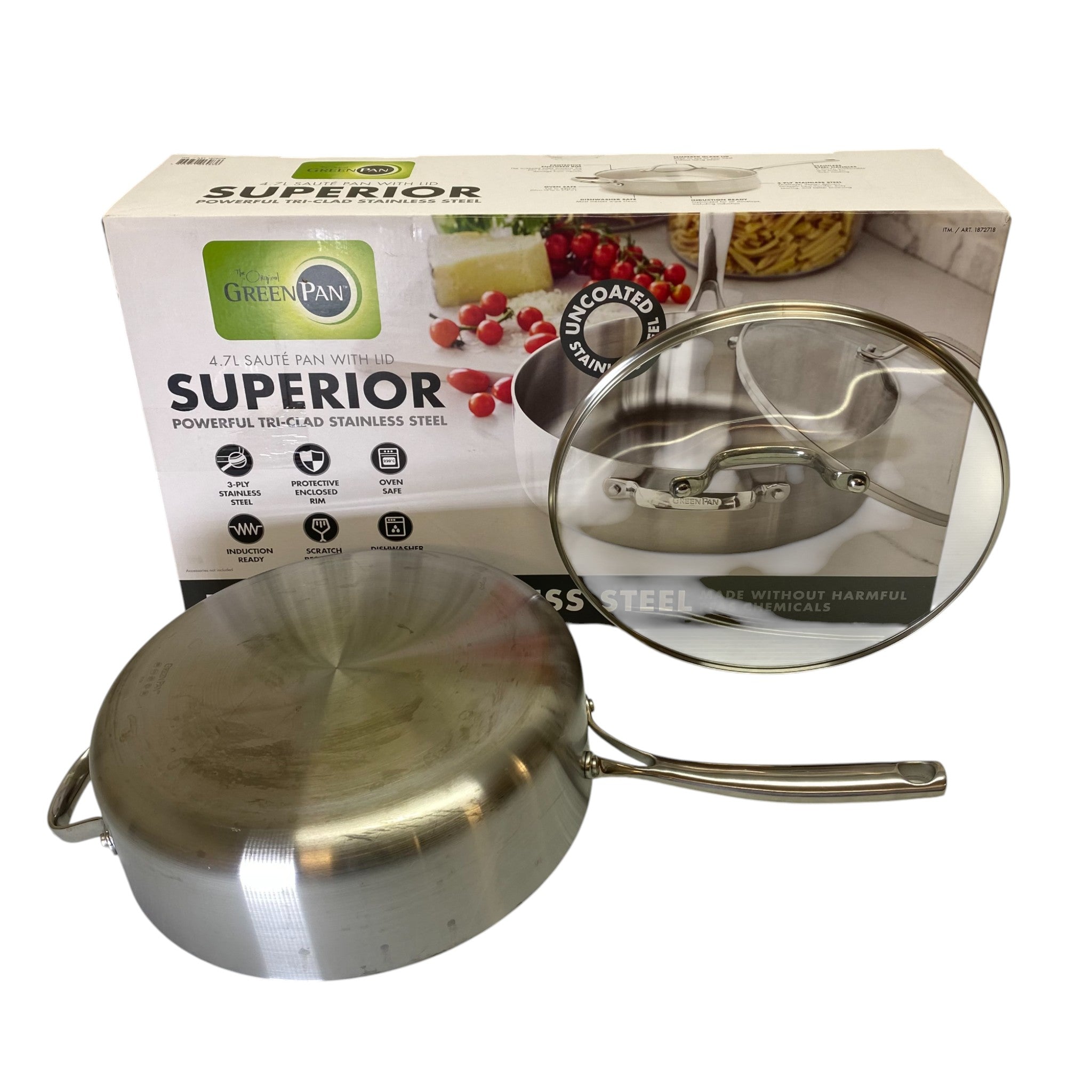 GreenPan Superior Deep Sauté 28cm 4.7L