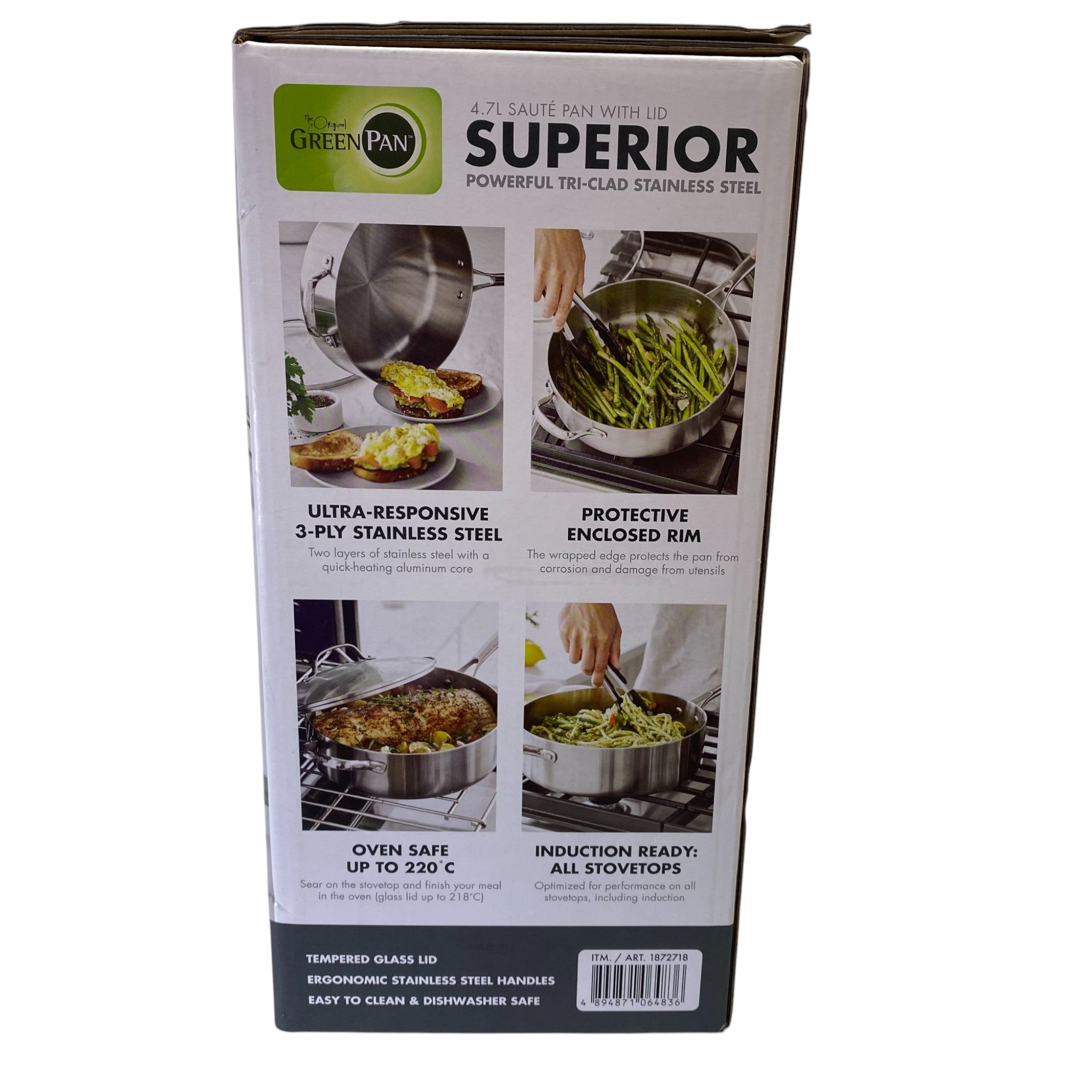 GreenPan Superior Deep Sauté 28cm 4.7L