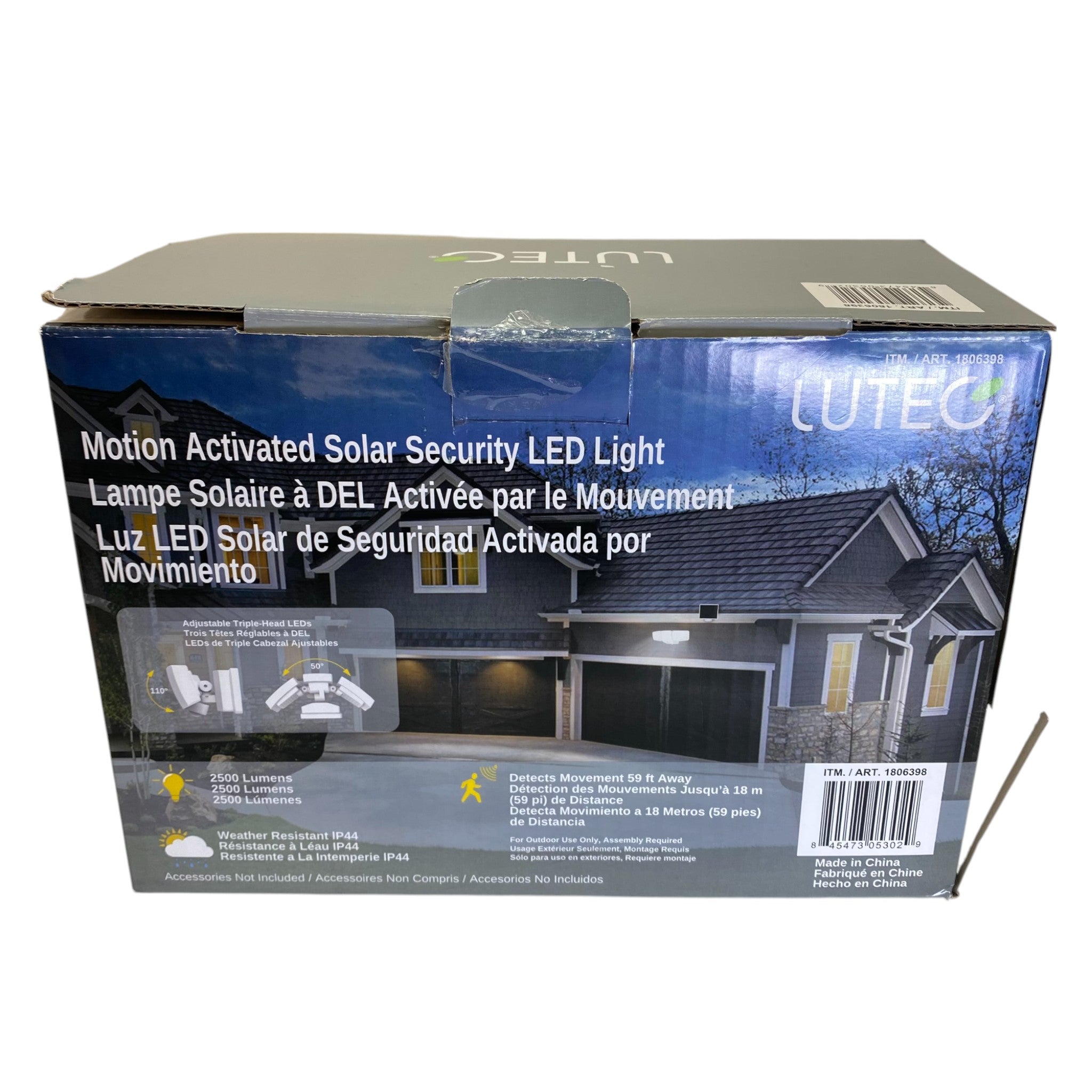 Lutec Motion Activated Solar Security LED Light
