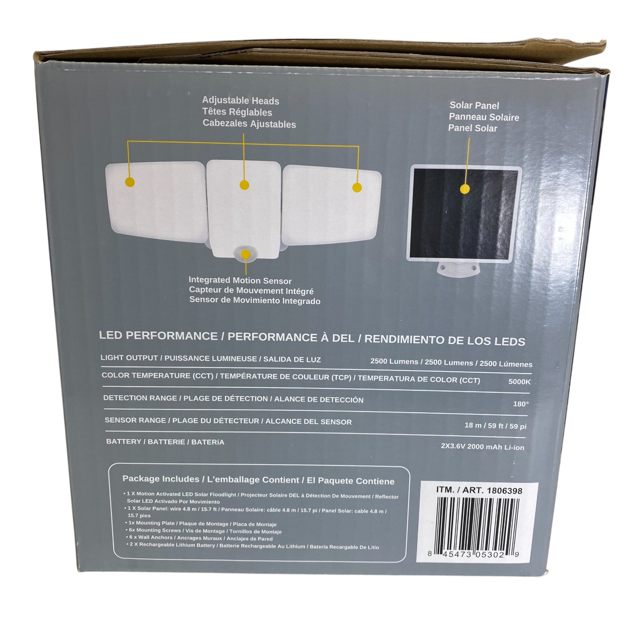 Lutec Motion Activated Solar Security LED Light
