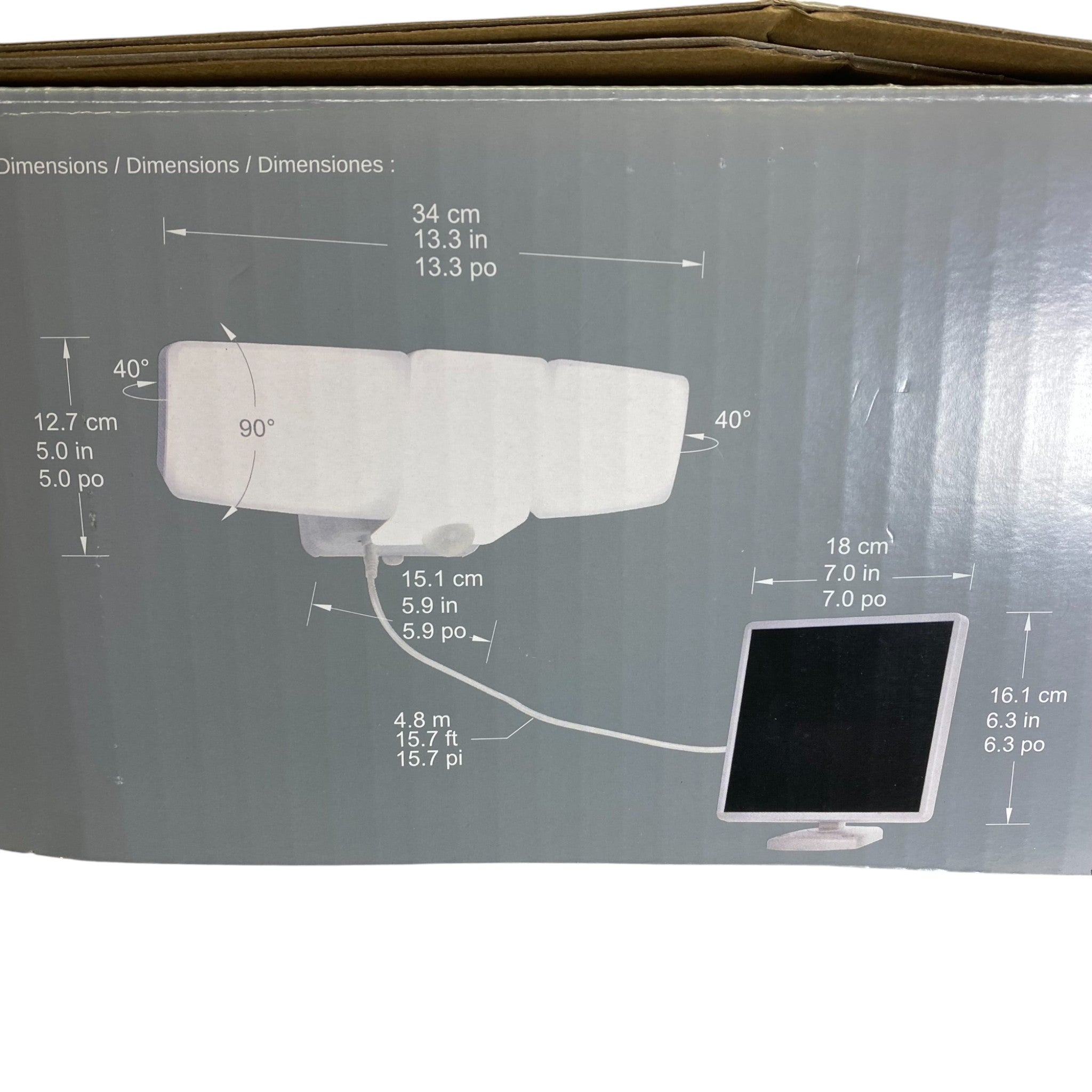 Lutec Motion Activated Solar Security LED Light