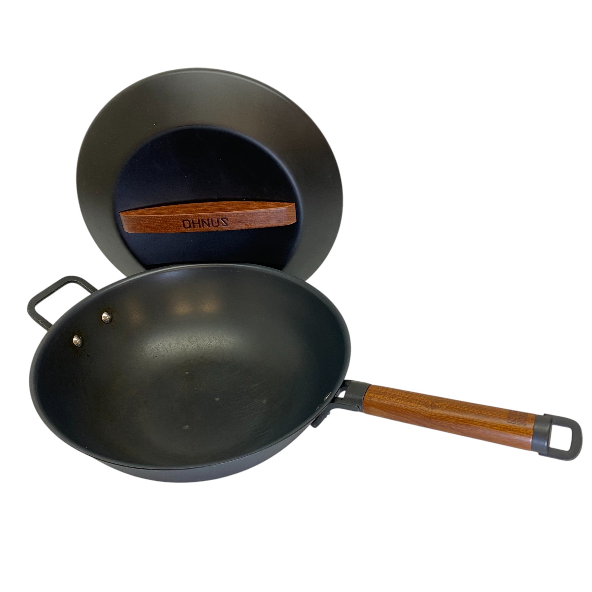 SANHO Nonstick Iron Wok 32cm