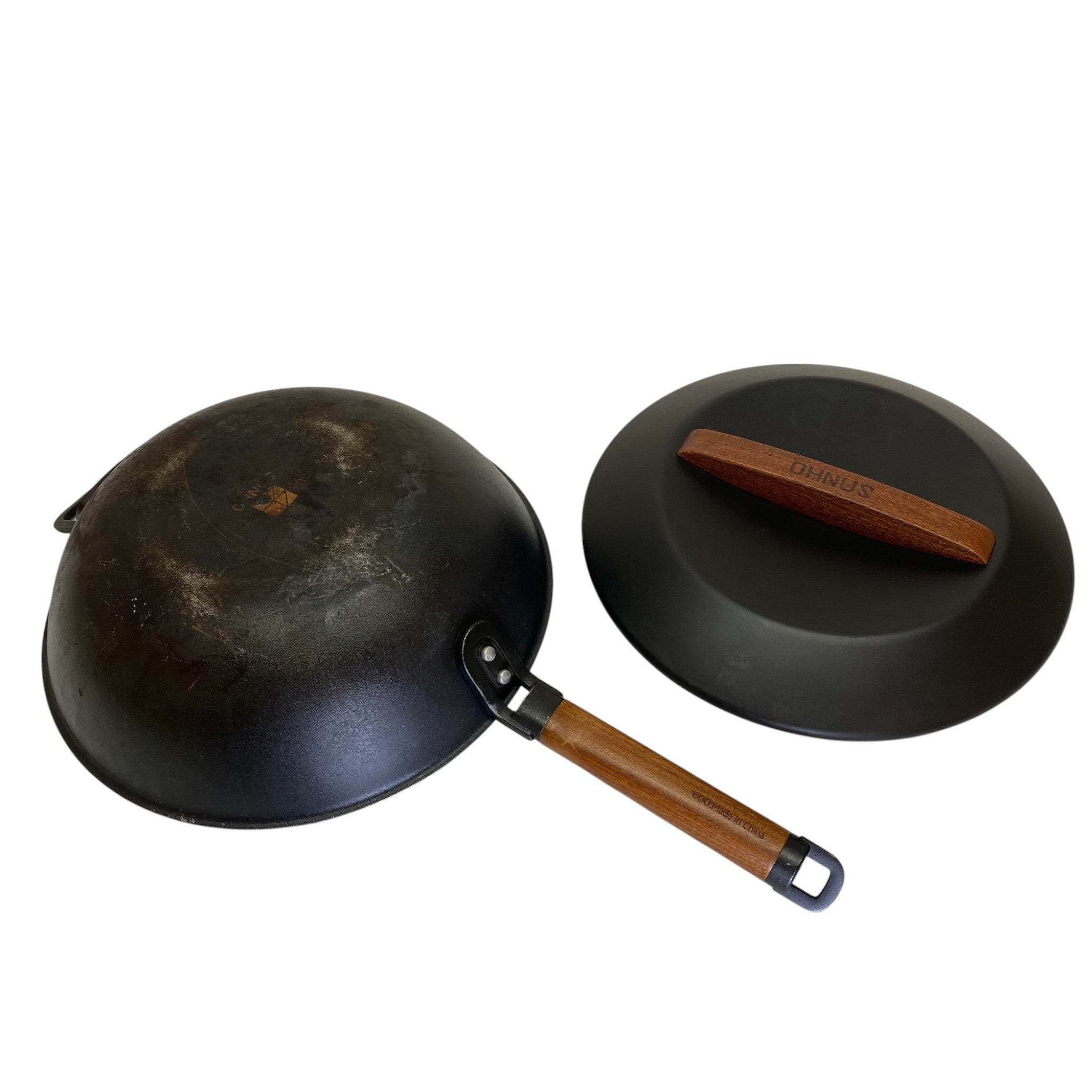 SANHO Nonstick Iron Wok 32cm