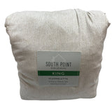 South Point Home Fashions Flannelette 6-Piece Sheet Set - King